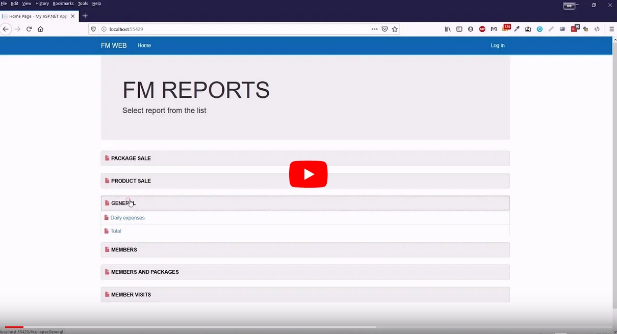 FM Web Reports Demo